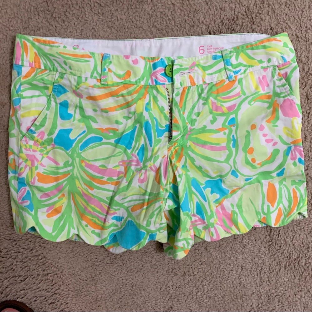 Lilly Pulitzer scalloped shorts